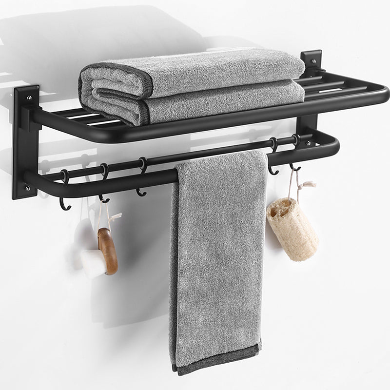 Elegantes Badezimmer-Accessoire-Set in Matt Schwarz