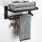 Elegantes Badezimmer-Accessoire-Set in Matt Schwarz