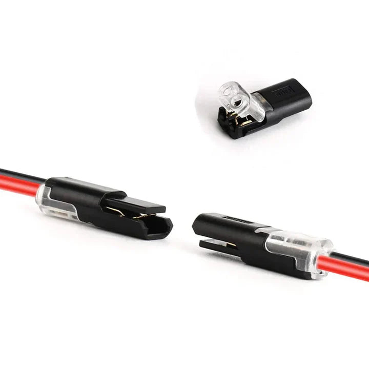 Schnellverbindungsstecker für Kabel – 50 Stück Set ohne Abisolieren