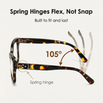 Übergroße Lesebrille mit Blaulichtfilter für entspanntes Lesen