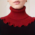 Elegant Women's Collar in Black and White | Detachable, Soft Style