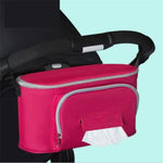 Isolierte Wickeltasche für Kinderwagen mit Feuchttuchspender