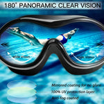 Anti-Beschlag Schwimmbrille mit Breitblick