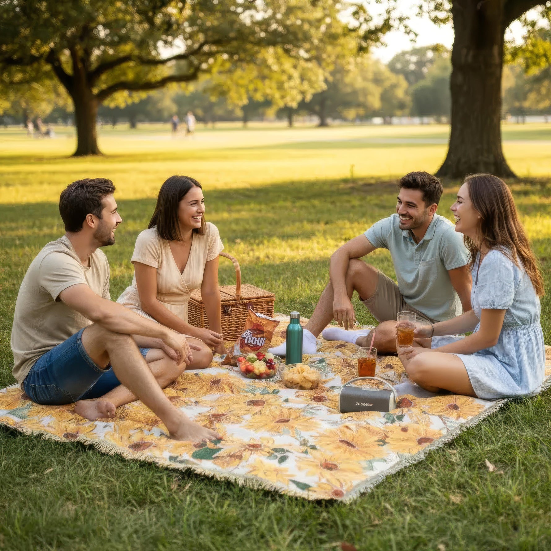 LuxePique – Waterproof Picnic Blanket for Every Adventure