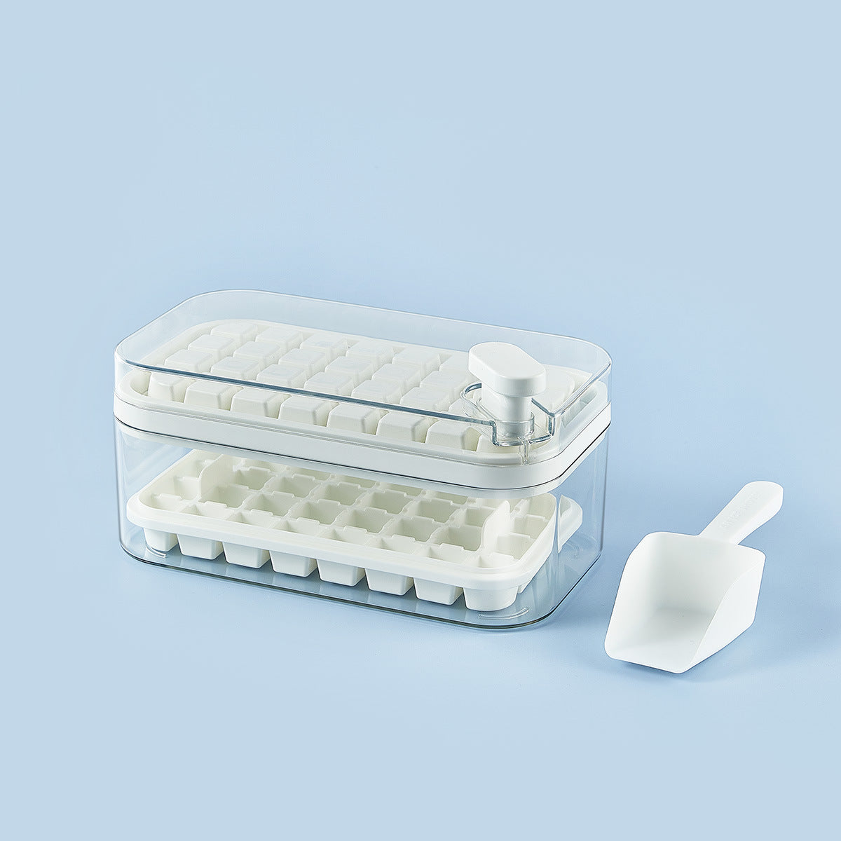 Silikon-Eiswürfelschale mit 32 Fächern
