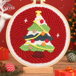 Well-being embroidery kit for festive memories