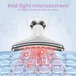 Gesichtsmassagegerät mit LED-Lichttherapie und Ionenreinigung