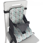 Tragbarer Hochstuhl für Babys – Reise-Sitzerhöher mit Gurt und Tasche