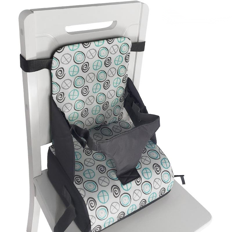 Tragbarer Hochstuhl für Babys – Reise-Sitzerhöher mit Gurt und Tasche