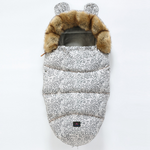 Schlafsack mit Kapuze für Babys und Neugeborene – warmer Kinderwagen