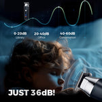 Precision Hair Trimmer with Digital Display and Ergonomic Design