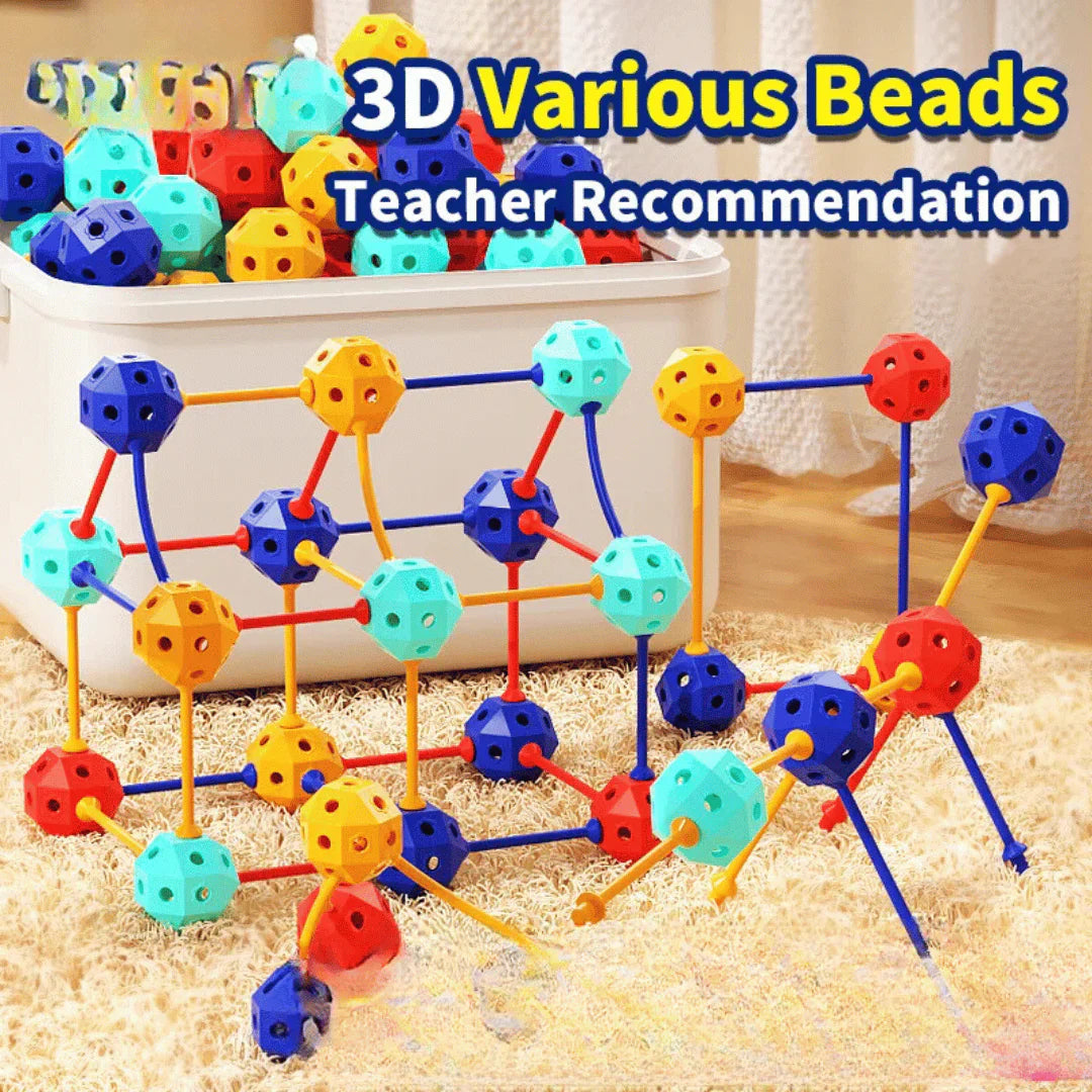 3D-Bausteine aus flexiblem PVC – Kreatives Spielzeug für Kinder