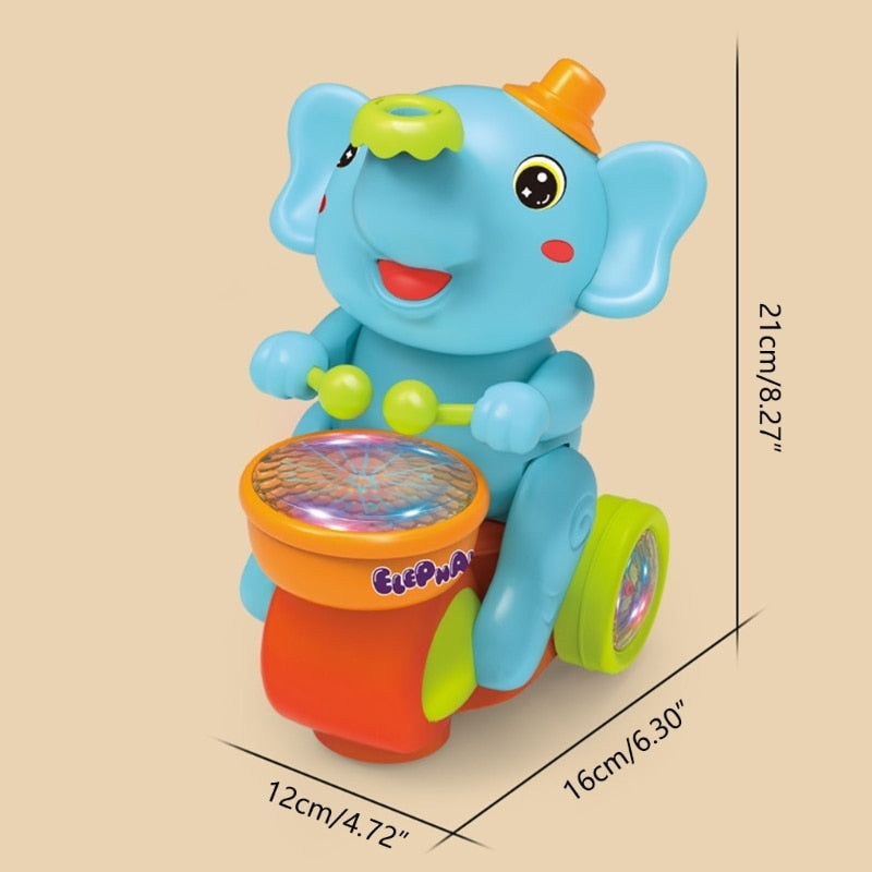 Trommelnder Elefant – Musikalisches Spielzeug für Kinder