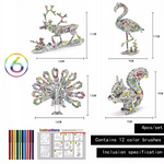 3D-Puzzle zur Selbstgestaltung - Skulpturen-Set (2+1 Gratis)