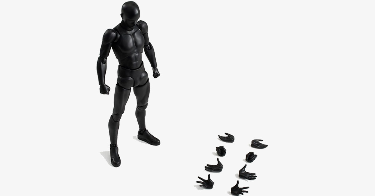 Kreative Modellfiguren für Künstler