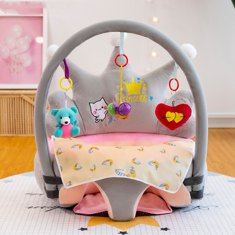 Weicher Lernstuhl mit Spielbogen – Sitzhilfe für Babys