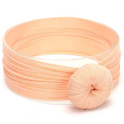 Knotenmuster Haarband für Mädchen – Weiches Baby Turban Stirnband