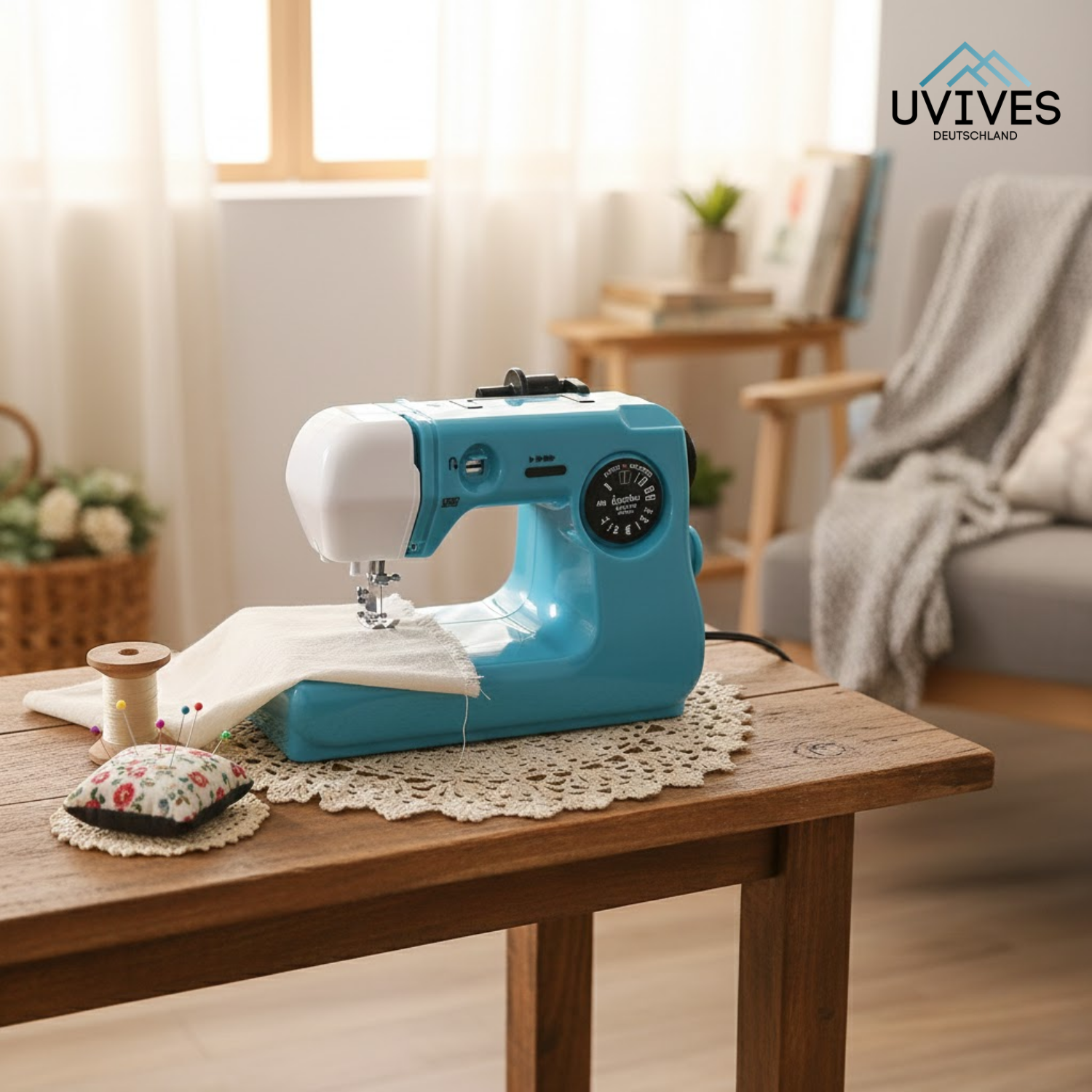 Stylish Miniature Sewing Machine – A Touch of Elegance for Your Home