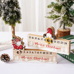 Holzspielzeug Weihnachts-Mobile mit Santa Claus Kalender Ornament