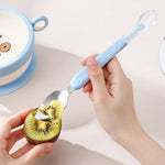 Silikonlöffel für Babys – 2-in-1 Funktion