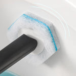 Toilettenbürste mit Einweg-Schwammköpfen – Hygienisches Reinigungssystem
