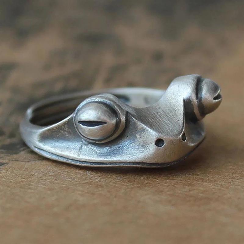 Froschring für Alle: Vintage Unisex Schmuckstück