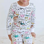 Selbstgestaltbarer Kinderpyjama zum Ausmalen