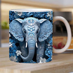 Einzigartige 3D Elefanten Kaffeetasse für Tierliebhaber