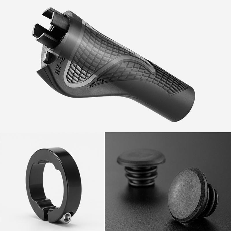 Ergonomic Bicycle Grips Made of Aluminum and Silicone