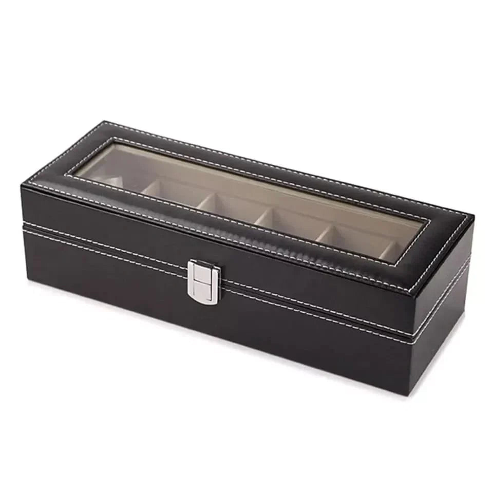 Eleganter 6-12 Slots Uhren Organizer von LuxWatch