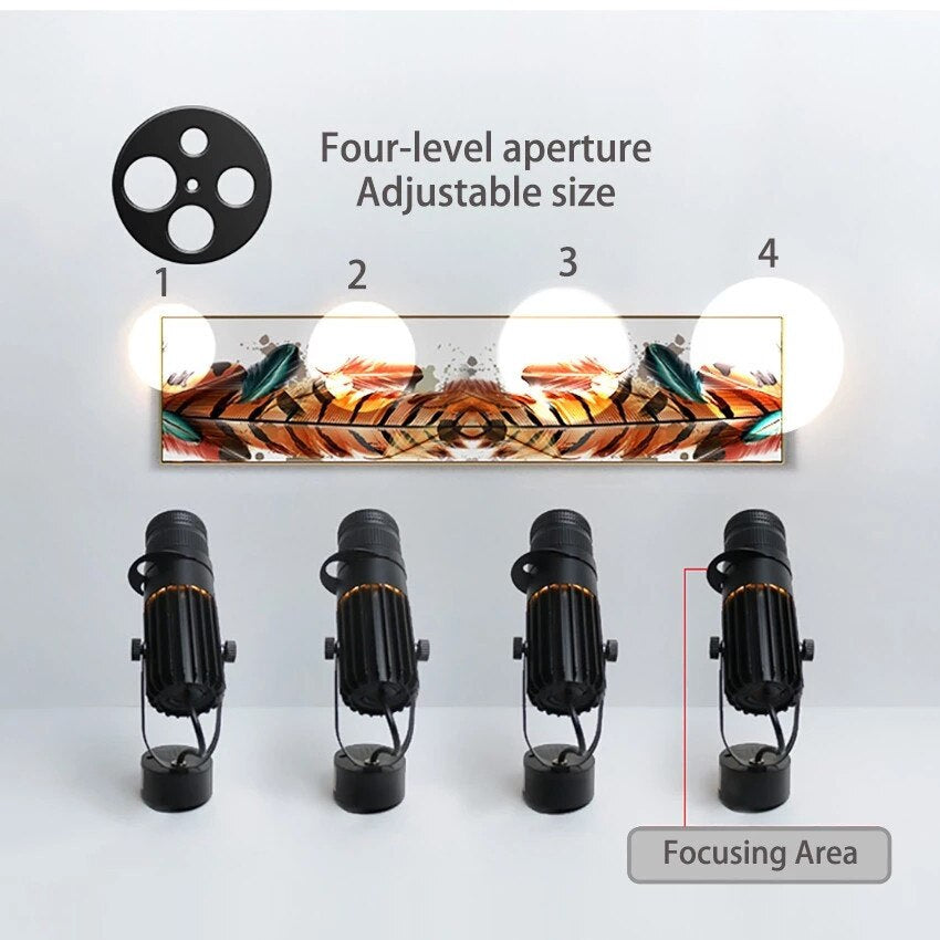 Flexibler LED-Spotlight für atmosphärisches Licht