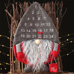Adventskalender mit Santa-Anhänger – Countdown bis Weihnachten