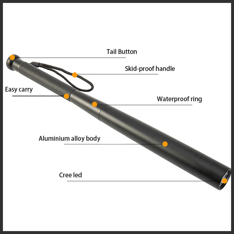 LumenBat | LED Taschenlampe im Baseballschläger-Design