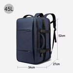 Wasserdichter erweiterbarer Rucksack für Reisen – Hohe Kapazität & Diebstahlschutz