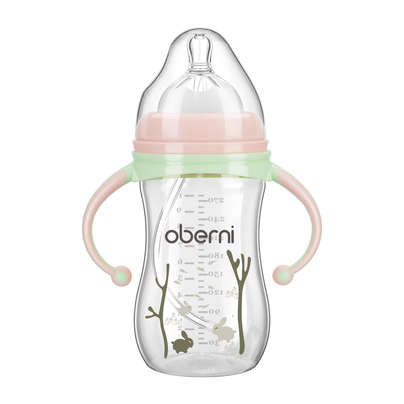Weithals-Babyflasche mit Griff – Flasche für Neugeborene