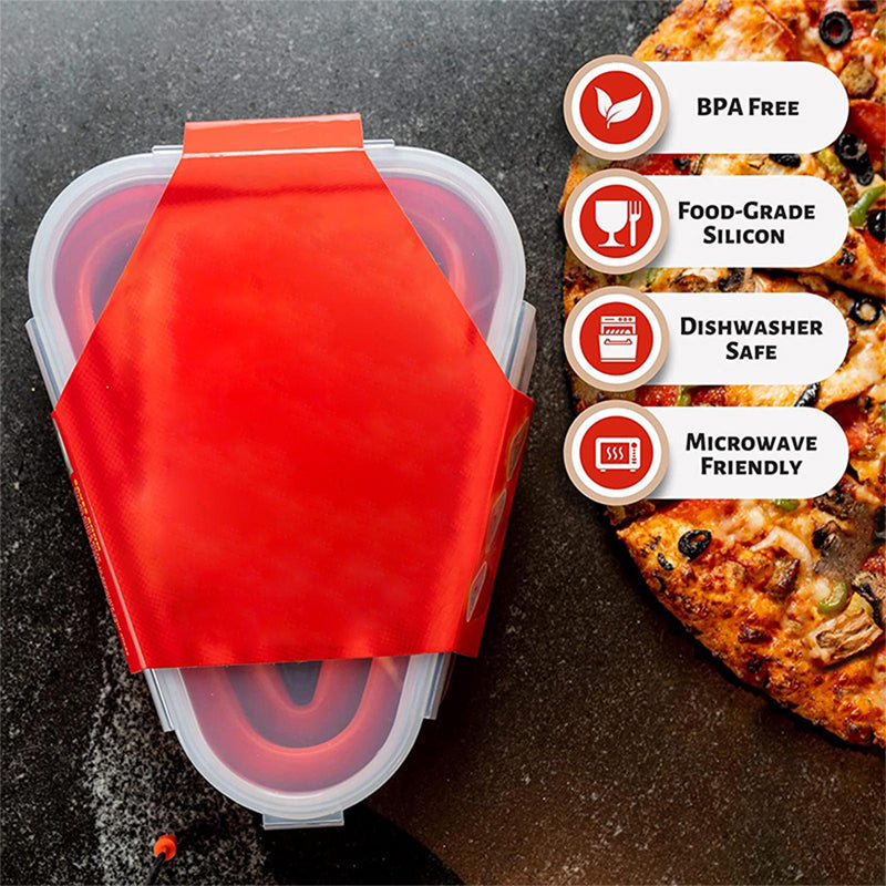 Zusammenklappbarer luftdichter Behälter für Pizza