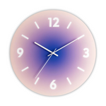 Stilvolle Wanduhr aus Glas – 30 cm Durchmesser