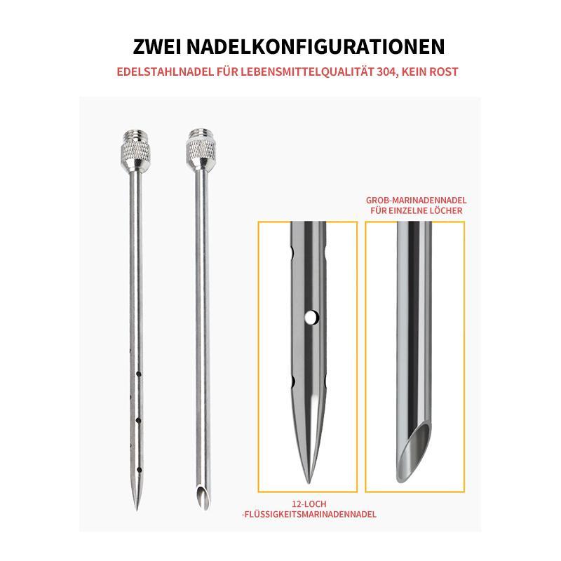 Edelstahl Gewürzinjektor für saftiges Fleisch | GustoSpray
