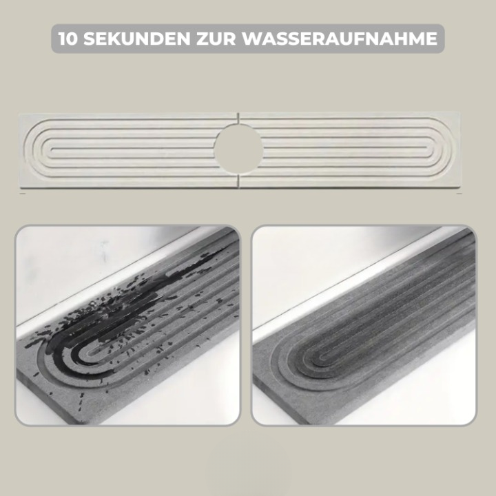 Praktische Absorptionsmatte für die Spüle