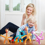 FlexiGiraffe | Das bunte Spielzeug mit Saugnapf für kreative Kinder