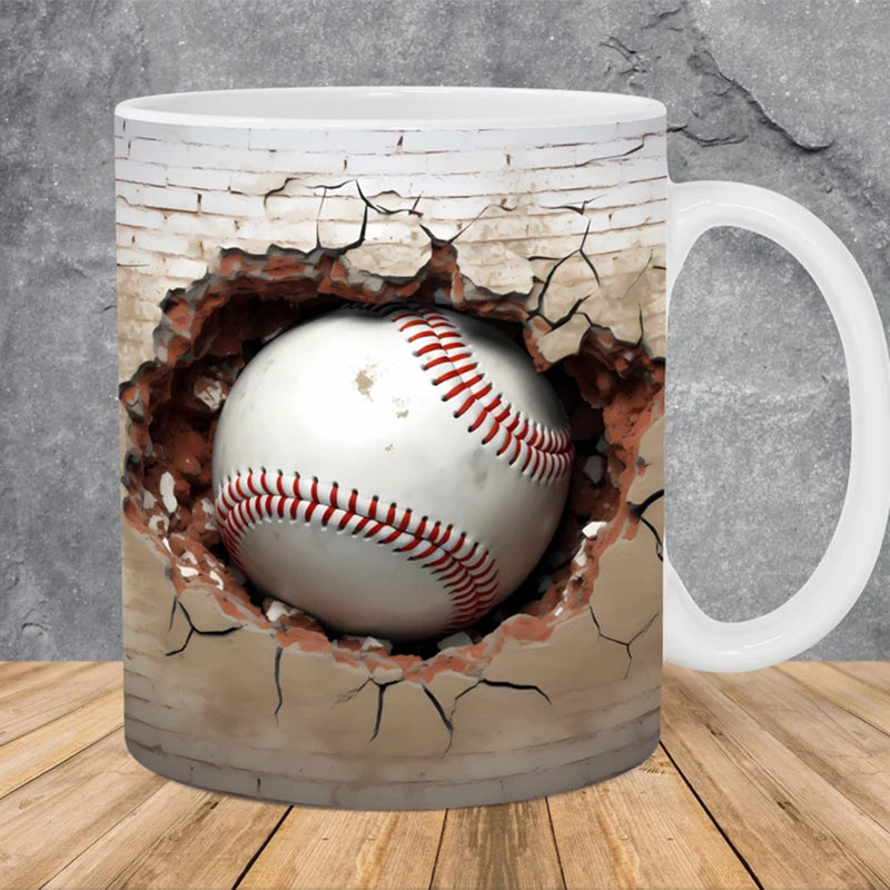 Becher mit Ballmuster