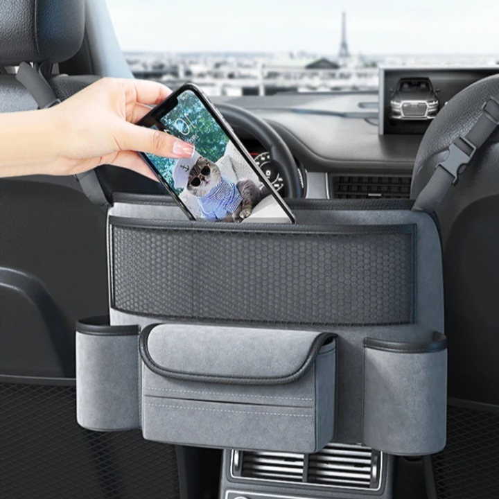 Praktischer Auto Organizer für Ordnung zwischen den Sitzen