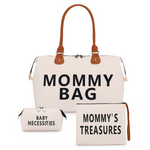 Große Wickeltasche für Babyartikel – 3-teiliges Set