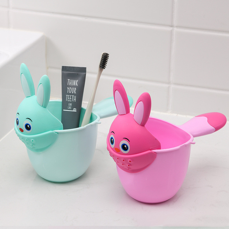 Kinder Shampoo Ausspülbecher – Waschbecher für Kinder mit Hasenmotiv