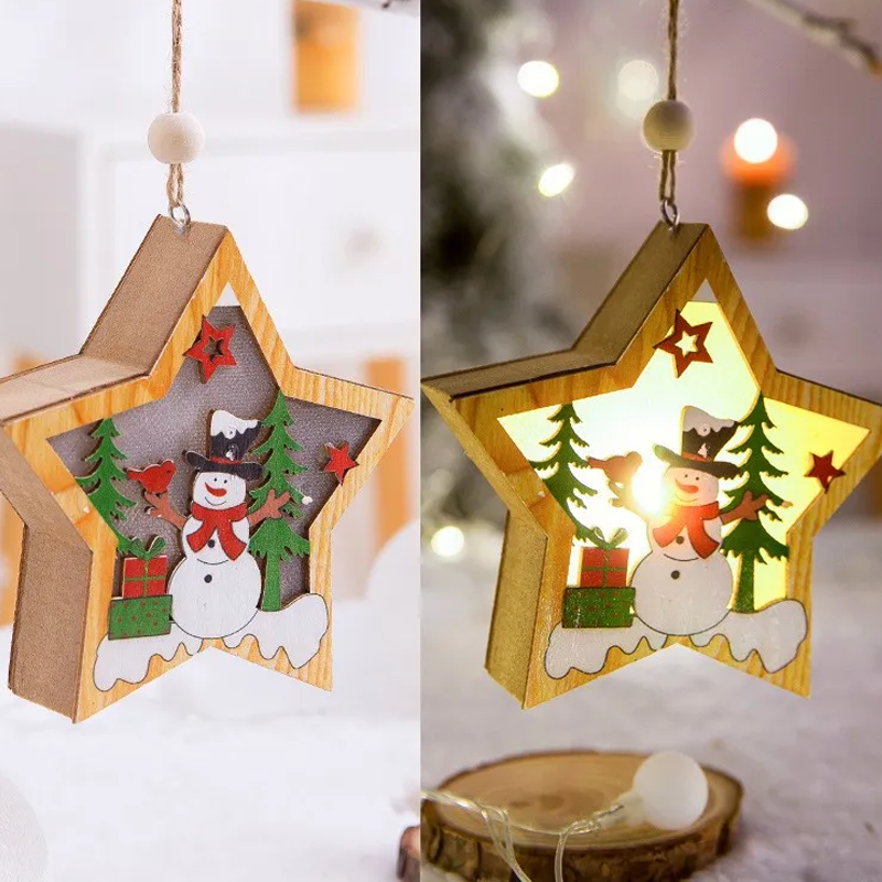 Hängende Lichtbox für Weihnachtsbaumdekoration