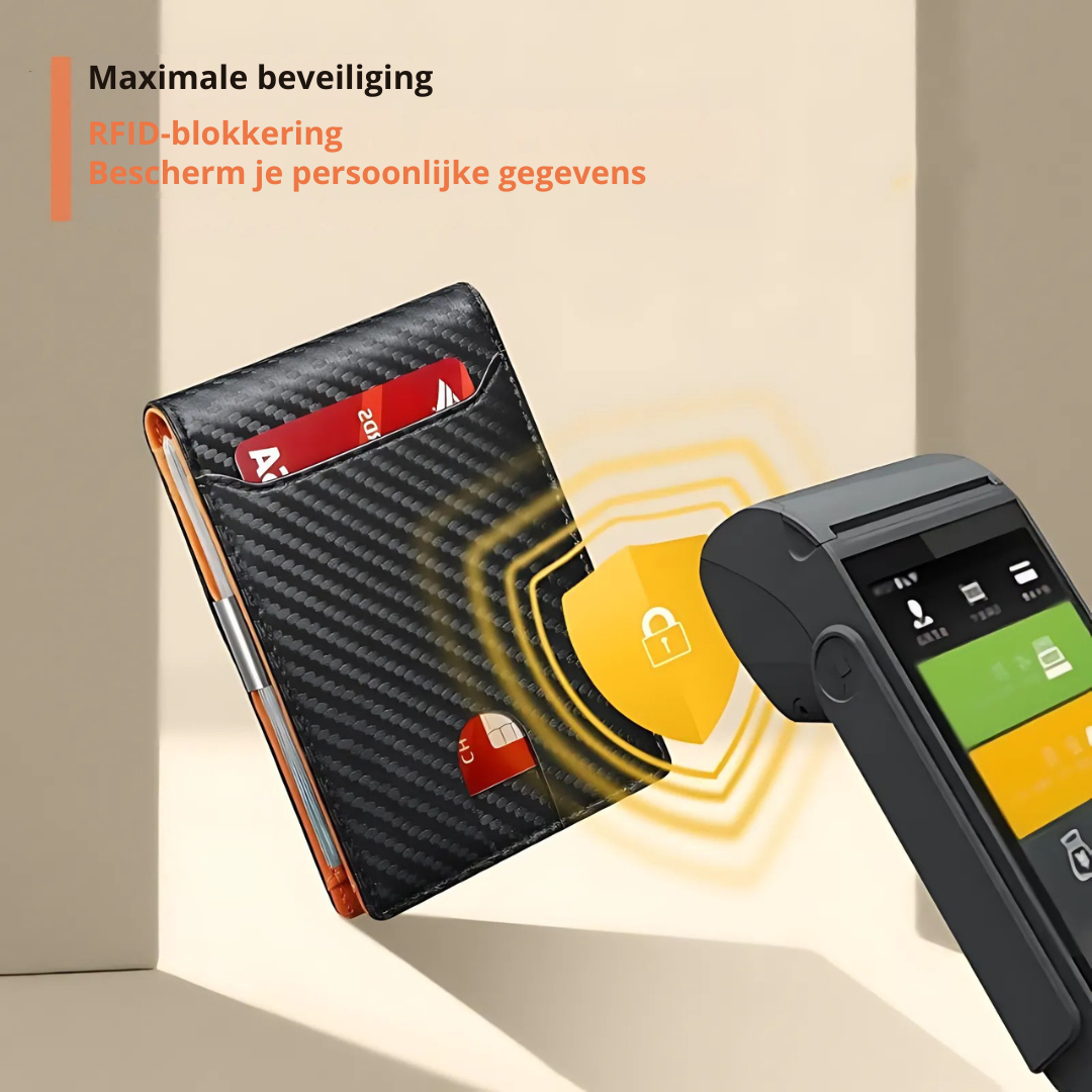 RFID Ledergeldbörse für Herren – Sicher, Dünn und Kompakt