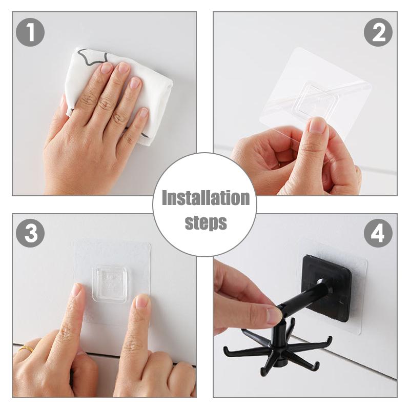 Faltbarer Haken mit 360° Drehfunktion