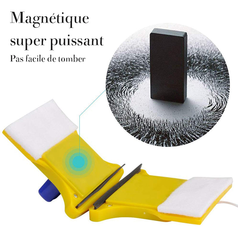 Magnetischer Fensterreiniger für doppelseitige Reinigung