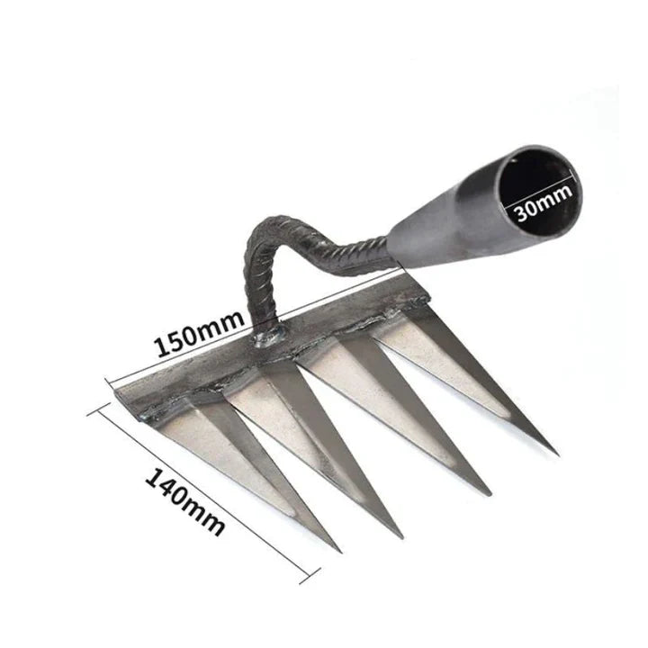 Powerful Garden Rake - Efficient Weed Removal