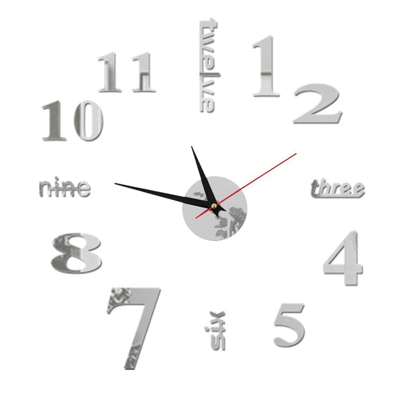 Moderne wanduhr ohne die – DIY Uhr für individuelles Design